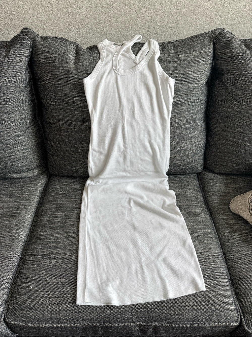 COTTON CITIZEN White Cutout Midi Tank Dress - Picture 3 of 5